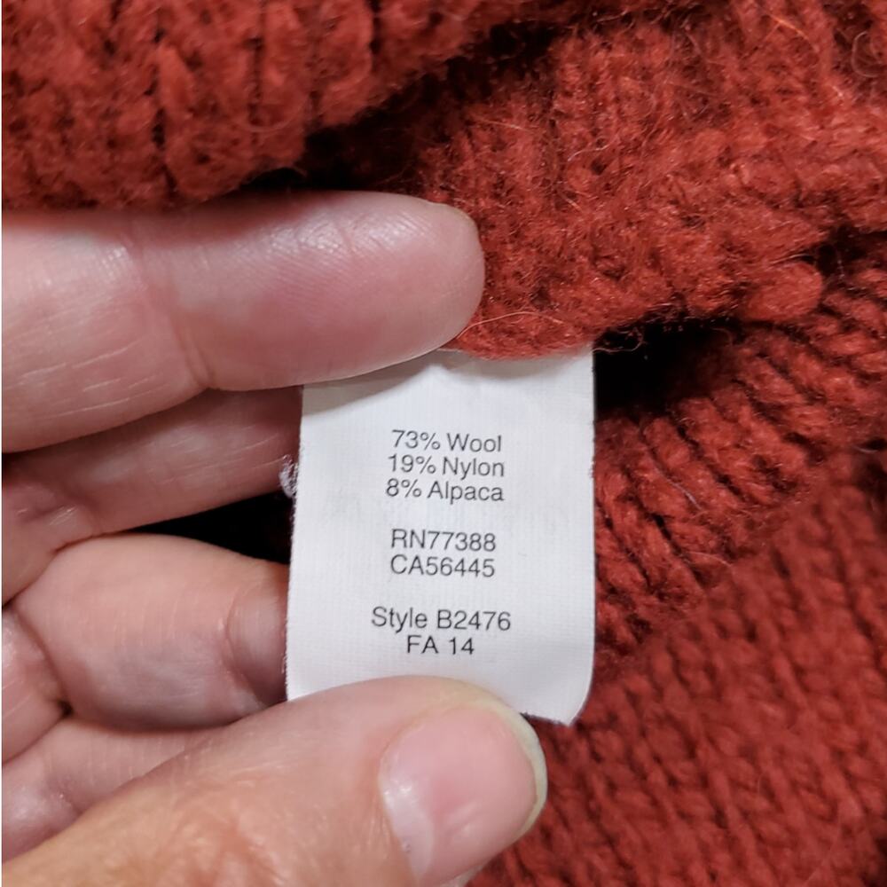 Madewell | Firelight Wool & Alpaca Blend Pullover Cable Sweater | Size XS - Picture 9 of 10